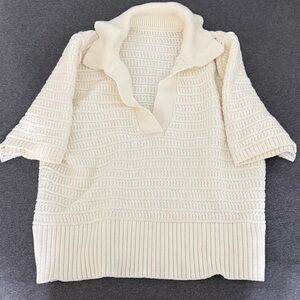 Elegant Cream Women's Sweater